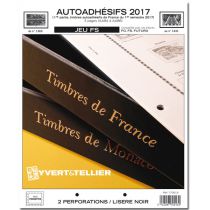 France 2017/1er Semestre Feuilles Annuelles Autoadhésifs Liseré Noir FS pour Timbres YVERT