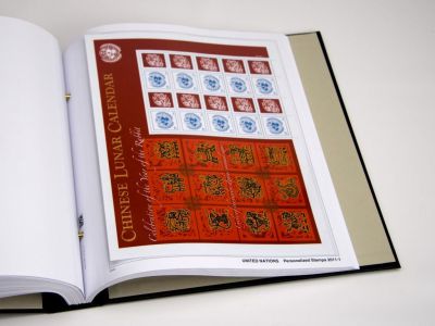 Jeu Luxe Nations Unies Uno Timbres Personnalis�s 2011