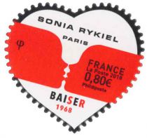 1514/15 - Timbre Adhésif France Saint Valentin Coeur Sonia Rykiel 2018