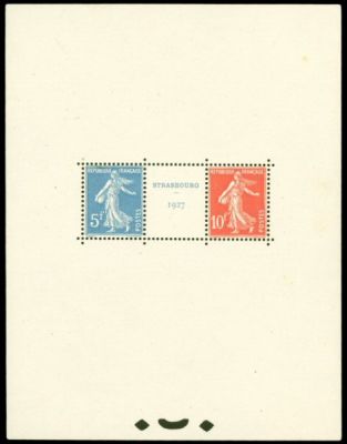1927 - France BF_2 Exposition philat�lique internationale de Strasbourg