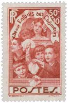 1936 - France 312 Au profit des enfants de Chômeurs