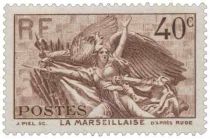 1936 - France 314_315 Centenaire de la mort de Claude Rouget de Lisle