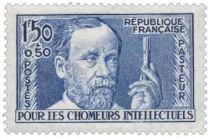 1936- France 330_333 Au profit des Chômeurs intellectuels (surtaxe) - Célébrités françaises