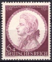 1941 - Allemagne n�734 - 150e anniversaire de la mort de Mozart