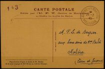 1945 - France - Journée des martyrs, N\'oubliez jamais les atrocités allemandes (Carte postale)