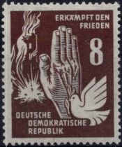 1950 - Allemagne DDR 28/31 - Lutte pour la paix