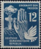 1950 - Allemagne DDR 28/31 - Lutte pour la paix