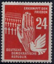 1950 - Allemagne DDR 28/31 - Lutte pour la paix