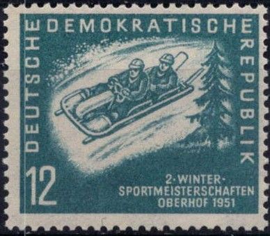 1951 - Allemagne DDR 32/33 -2e championats sportifs d\'hiver � Oberhof