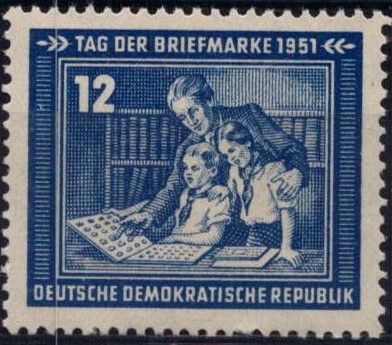 1951 - Allemagne DDR 47 - Journ�e du timbre