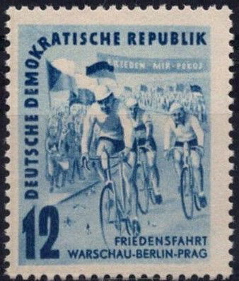 1952 - Allemagne DDR 59 - 5e course cyclisteinternationale de la Paix
