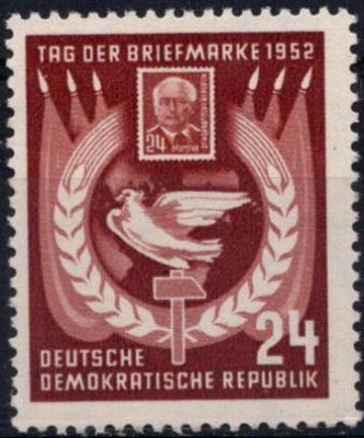 1952 - Allemagne DDR 75 - Journ�e du timbre