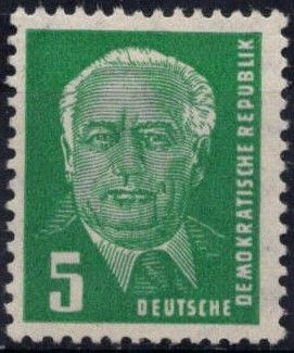 1952-53 - Allemagne DDR 69/72A - S�rie courant - Pr�sident Pieck