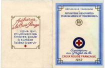 1953 - France  carnet n° 2002 - Tableaux - Au profit de la Croix-Rouge 