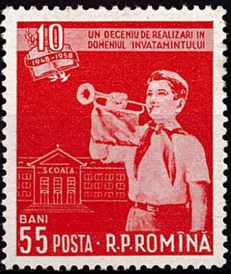 1958 - Roumanie 1616 - 10e anniversaire de la r�forme de l\'enseignement