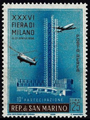 1958 - Saint Marin A107 - Transports a�riens