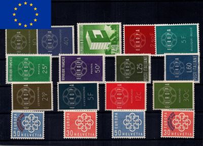 1959 - Europa Timbres - Ann�e compl�te