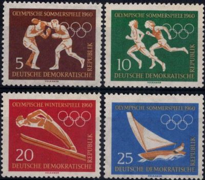 1960 - Allemagne DDR 462_465 - JO d\'hiver et d\'�t�
