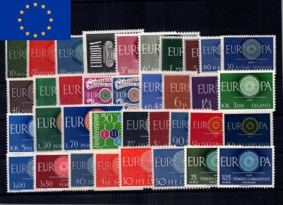 1960 - Europa Timbres - Ann�e compl�te
