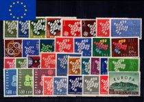1961 - Europa Timbres - Année complète