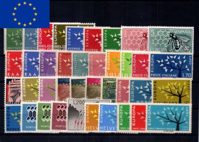 1962 - Europa Timbres - Ann�e compl�te