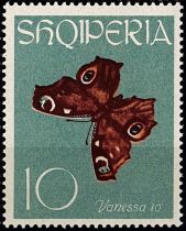 1963 - Albanie 646-651 - Papillons