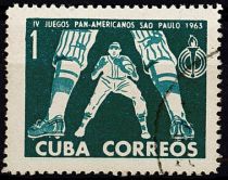 1963 - Cuba 663/664 - 4e Jeux sportifs panaméricains de Sao Paulo (Brésil) (Série complète de timbres oblitérés)