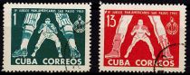 1963 - Cuba 663/664 - 4e Jeux sportifs panaméricains de Sao Paulo (Brésil) (Série complète de timbres oblitérés)