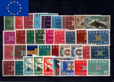 1963 - Europa Timbres - Ann�e compl�te