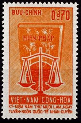 1963 - Vietnam du Sud 226/229 - 15e anniversaire de la D�claration Universelle des Droits de l\'Homme