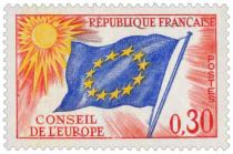 1963/71 - France Service 27_35 Conseil de l\'Europe - Drapeau du Conseil 