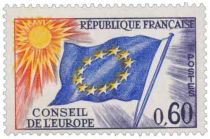 1963/71 - France Service 27_35 Conseil de l\'Europe - Drapeau du Conseil 