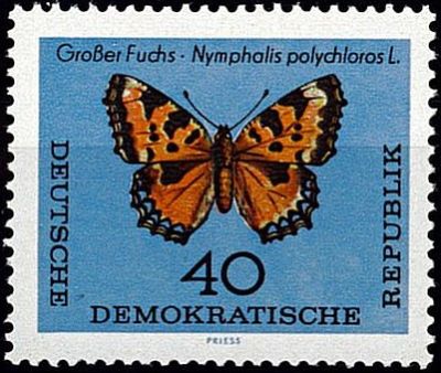 1964 - Allemagne DDR 707-711 - Papillons