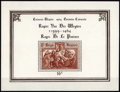 1964 - Belgique BF37 - 5e centenaire de la mort de Rogier de la Pasture (1399-1464)