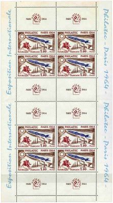 1964 - France BF_6 \ Philatec\  - Exposition philat�lique internationale � Paris
