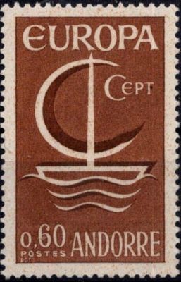 1966 - Andorre Fran�ais Timbre n� 178 - Europa