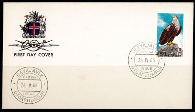 1966 - Island FDC 353 - Oiseau - Pygargue � queue blanche