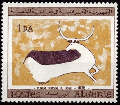 1967 - Alg�rie 437/440 - Dessins rupestres de Tassili