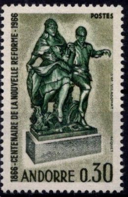 1967 - Andorre Fran�ais Timbre n� 181 - Centenaire de la R�forme administrative