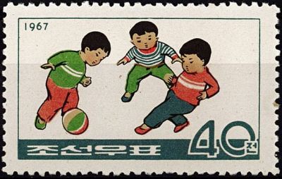 1967 - Cor�e du nord 765-767 - Journ�e de l\'enfant