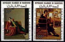 1967 - Mauritanie Timbres Poste-Aérienne n° A70/A71 - Peintre - Ingres