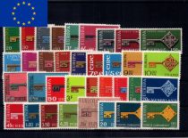1968 - Europa Timbres - Année complète