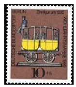 1969 - Allemagne Berlin timbres n° 318/321 - Artisanat - Figurines en étain
