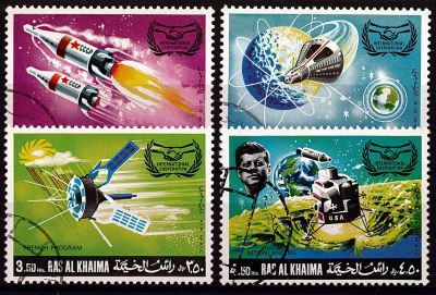 1969 - Ras Al Khaima (Arabie du sud-est) n� m317/320 - Espace 