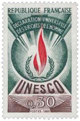 1969/71 - France Service 39_42 U.N.E.S.C.O. - D�claration universelle des droits de l\'Homme