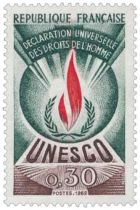 1969/71 - France Service 39_42 U.N.E.S.C.O. - Déclaration universelle des droits de l\'Homme