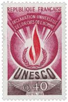 1969/71 - France Service 39_42 U.N.E.S.C.O. - Déclaration universelle des droits de l\'Homme