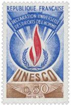 1969/71 - France Service 39_42 U.N.E.S.C.O. - Déclaration universelle des droits de l\'Homme