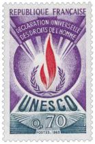 1969/71 - France Service 39_42 U.N.E.S.C.O. - Déclaration universelle des droits de l\'Homme