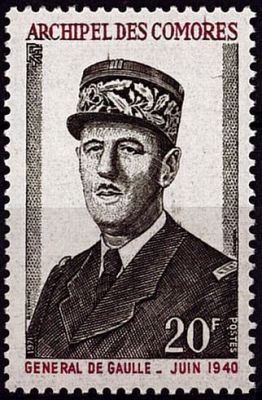 1971 - Comores 77/78 - Anniversaire de la mort du g�n�ral de Gaulle